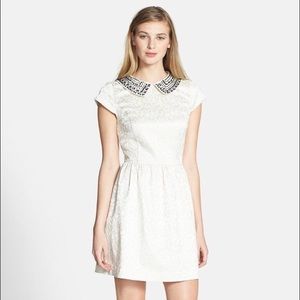 [Kensie] White Peter Pan Collared Dress *FIRM*